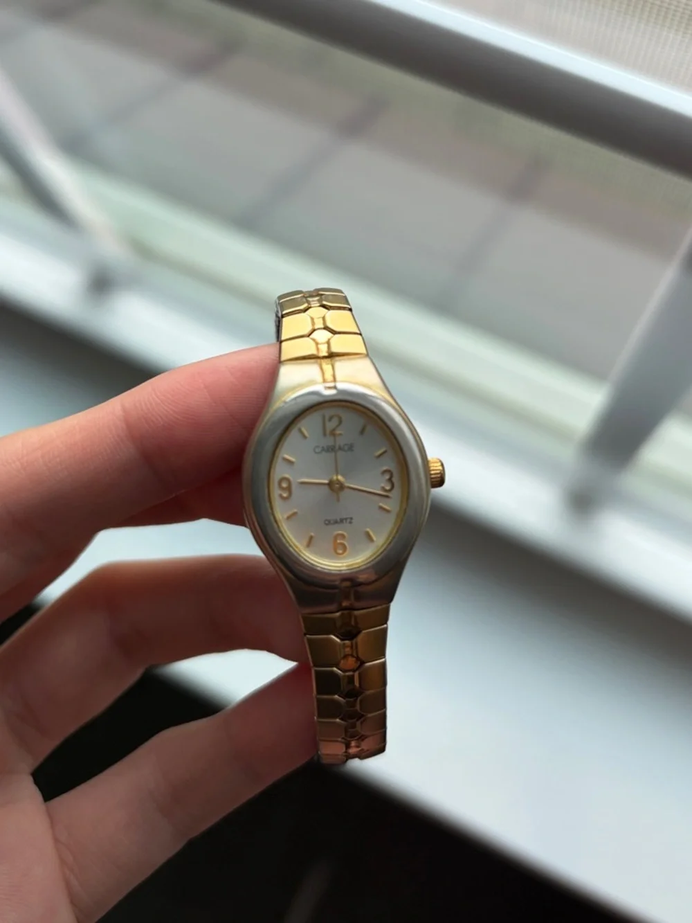 Vintage Gold-Tone Women's Quartz Watch